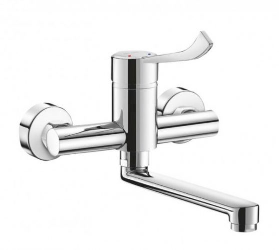 Mitigeur Cuisine Delabie SECURITHERM Chromé 150 mm 2446LEPS