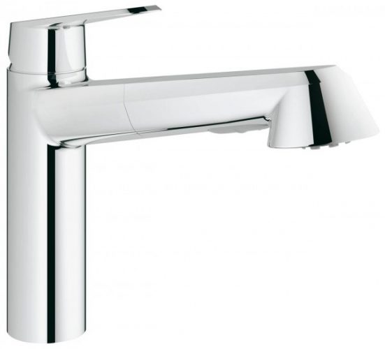 Mitigeur Cuisine Grohe Eurodisc Cosmopolitan Chromé avec extractible Basse Pression