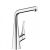 Mitigeur Cuisine Hansgrohe Metris avec bec orientable sur 3 niveaux aspect acier