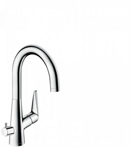 Mitigeur cuisine Hansgrohe Talis S monocommande 220mm avec robinet d’arrêt Chromé 72811000
