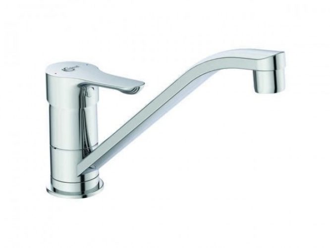 Mitigeur Cuisine Ideal Standard ALPHA Monocommande 1 Trou 175mm Chromé