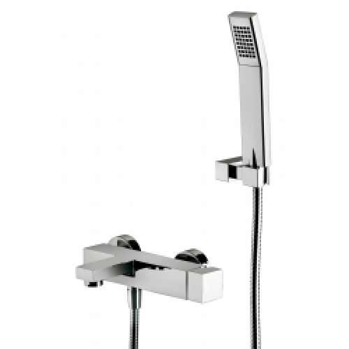 Mitigeur de bain avec accessoires, chromé…