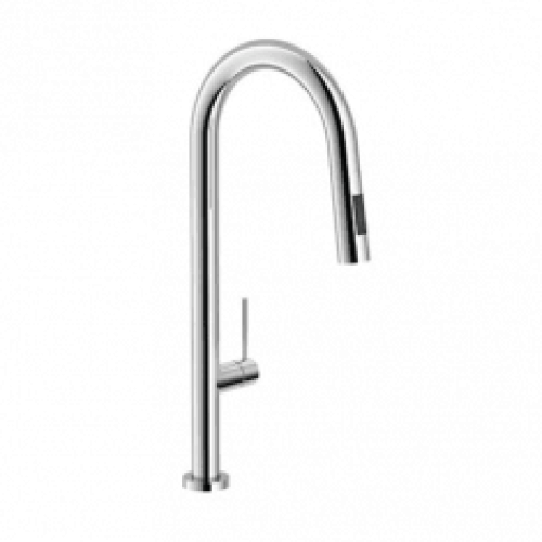 Mitigeur de cuisine avec douchette extractible 2 jets – H 484 mm – Chromé