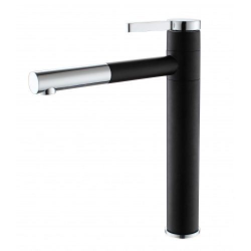 Mitigeur de cuisine chrome noir Ultrate