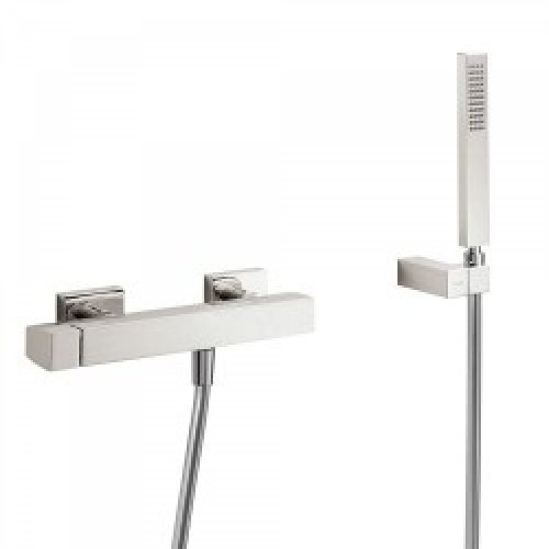 Mitigeur douche Douchette à main anticalcaire avec support orientable et flexible. – TRES 20216701AC