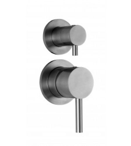 Mitigeur douche encastré avec inverseur à 2 sorties acier…