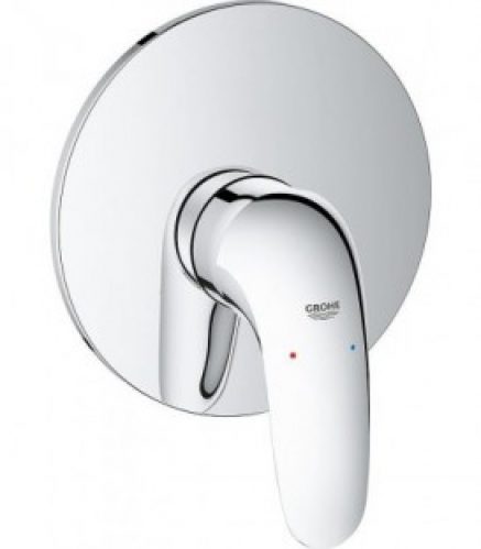 Mitigeur douche grohe Eurostyle chromé, levier plein encastré