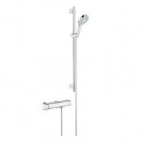 Mitigeur douche Grohe Grohtherm 2000 et ensemble de douche Power & Soul 4 jets