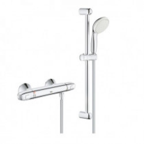 Mitigeur douche thermostatique Grohe Grohtherm 1000 avec ensemble de douche