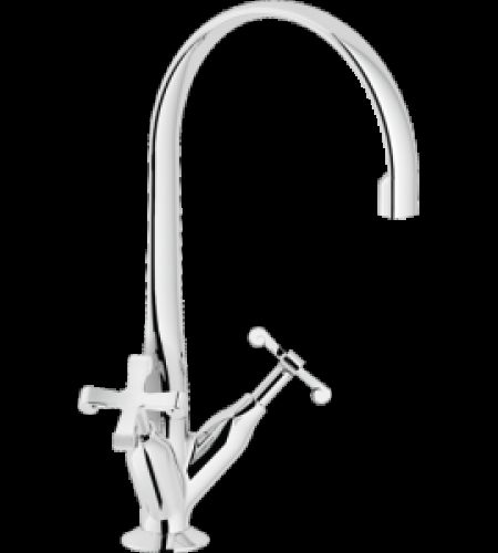 MITIGEUR D&rsquo;èVIER CANNE PLAT Nobili CARLOS PRIMERO CP217CR