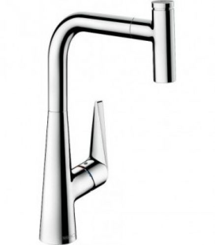Mitigeur d’évier Hansgrohe Talis Select S300, bec extractible, chromé