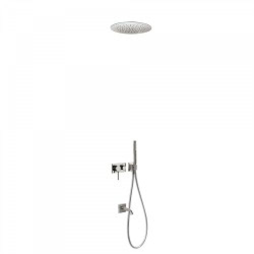 Mitigeur à encastrer 3V  – TRES 21027311AC Acier