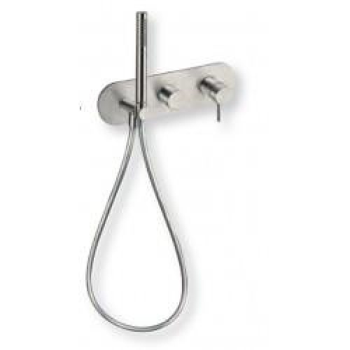 MITIGEUR IX INOX 316 DOUCHE ENCASTRE 2 SORTIES AVEC DOUCHETTE – CRISTINA ONDYNA IX61828