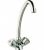 Mitigeur lavabo 2 poignées ETOU bec orientable, chromé saillie 200 mm