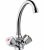 Mitigeur lavabo 2 poignées ETOU Chromé – chainette escamotable saillie 130 mm