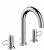 Mitigeur lavabo 3 trous 200 mm Axor Uno (38054)