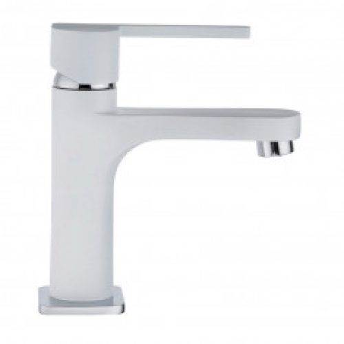 Mitigeur lavabo Blanc WOSSA Cartouche céramique C1 – WOS15W