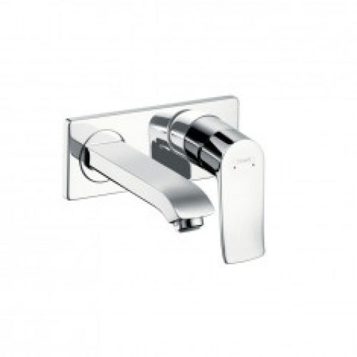 Mitigeur lavabo encastré METRIS bec court 165mm Chromé Hansgrohe