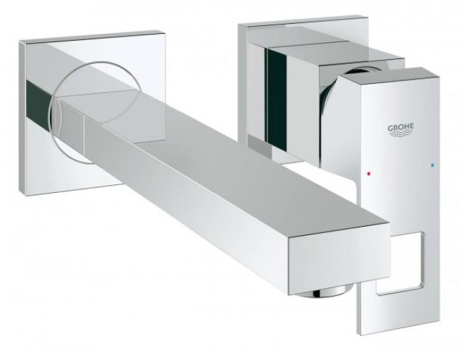 Mitigeur Lavabo Grohe Eurocube Mural monocommande 2 trous Taille M