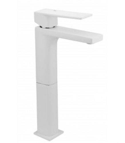 Mitigeur lavabo haut blanc KALA
