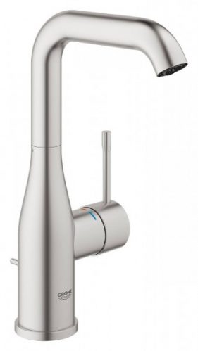 Mitigeur Lavabo Haut Grohe Essence bec pivotant avec garniture de vidage taille L