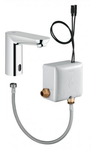 Mitigeur Lavabo Monotrou Grohe Euroeco CE infrarouge et Powerbox