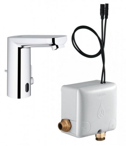 Mitigeur Lavabo Monotrou Grohe Eurosmart CE infrarouge et Powerbox