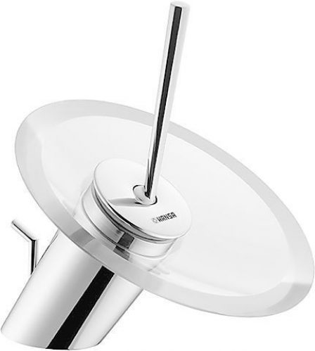 Mitigeur Lavabo Monotrou Hansa HANSAMURANO Chromé et verre transparent
