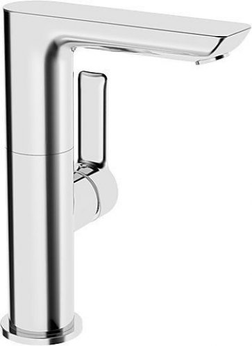 Mitigeur Lavabo Monotrou Hansa HANSARONDA HANSALIGNA monocommande Chromé,sans vidage
