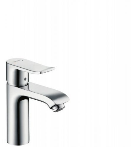 Mitigeur Lavabo Monotrou Hansgrohe Metris bas débit avec garniture de vidage