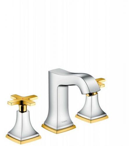 Mitigeur Lavabo Monotrou Hansgrohe Metropol Classic 110  3 trous poignées croisillons (31306)
