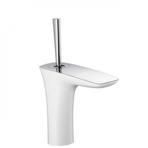 Mitigeur Lavabo Monotrou Hansgrohe PuraVida 110 Blanc/Chromé