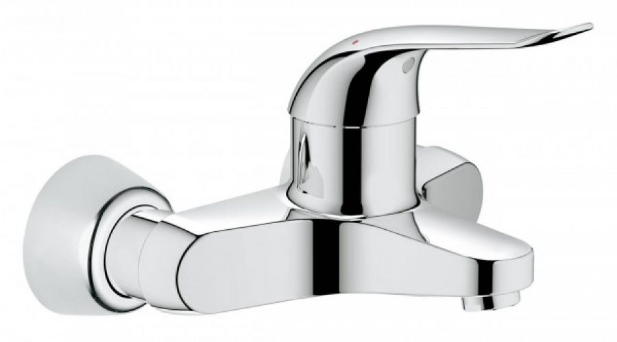 Mitigeur Lavabo Mural Grohe Euroeco Special avec bec court fixe