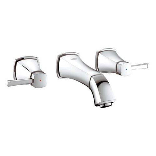 Mitigeur Lavabo Mural Grohe Grandera 3 trous saillie 177 mm