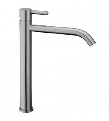 Mitigeur lavabo rehaussé ancier inox Paffoni Stell 081AC