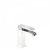 Mitigeur lavabo robinet cascade bec ouvert – TRES 00611001BLD Blanc/Chromé