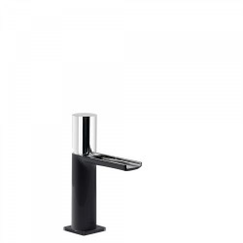 Mitigeur lavabo robinet cascade bec ouvert – TRES 20011002NED Noir/Chromé
