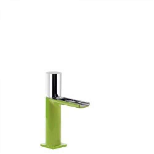 Mitigeur lavabo robinet cascade bec ouvert – TRES 20011002VED Vert/Chromé