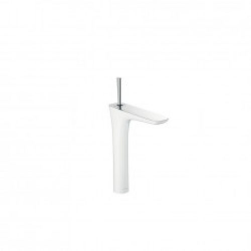 Mitigeur lavabo surélevé PuraVida pour vasque libre avec flexibles de raccordement 900 mm Chromé …