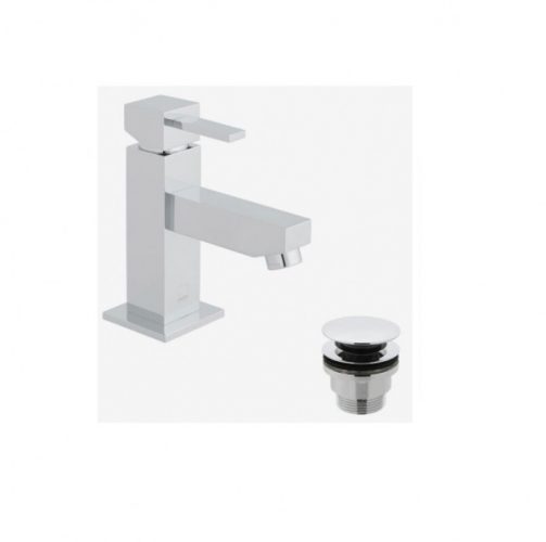 Mitigeur Lavabo Vado Té 135x95x50mm Chromé