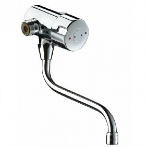 Mitigeur monocommande temporisé – pose mural bec orientable – Tempomix