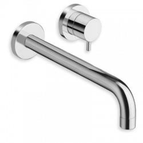 Mitigeur pour lavabo fixation murale 2 trous – bec 225 mm – CRISTINA ONDYNA TV27951