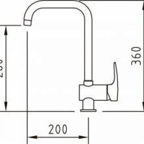 Mitigeur pour évier Bahama Xtreme