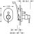 Mitigeur thermostatique bain-douche à encastrer…