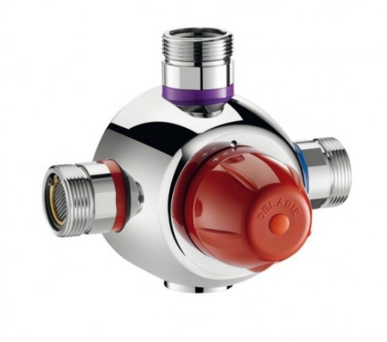 Mitigeur Thermostatique Douche Delabie Chromé 731054