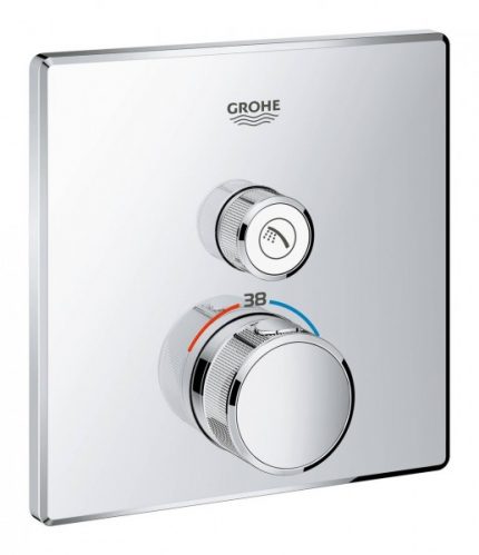 Mitigeur Thermostatique Douche Grohe Grohtherm SmartControl à encastrer 1 sortie 29123000