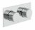 Mitigeur Thermostatique Douche Vado Omika Horizontal 2 Sorties 2 Poignées 80x170x124,5mm Chromé