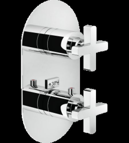 Mitigeur thermostatique intégré à 2 voies Nobili Lira…