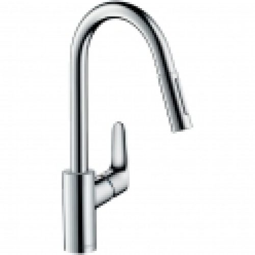 Mitigeur évier avec douchette extractible – Focus. – Hansgrohe