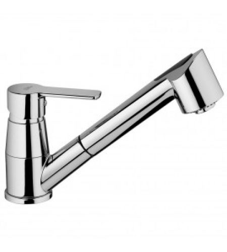 Mitigeur évier avec douchette extractible Paffoni RED183